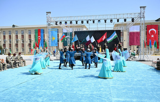 Xüsusi təyinatlıların birgə təlimində bədii proqram təqdim olunub