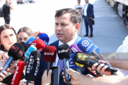 Çindən Azərbaycana yola düşən qatar Bakıya çatıb - FOTO 