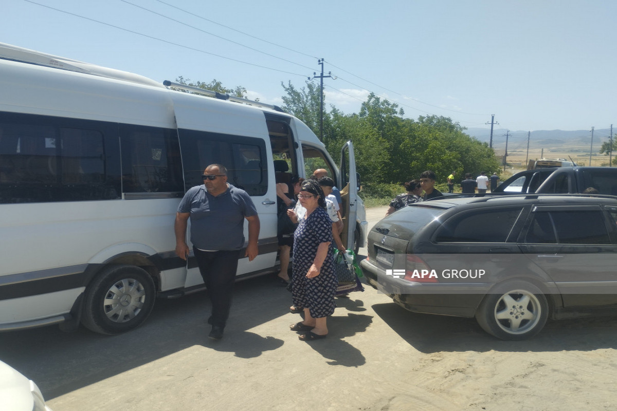 Xocavəndin Sos kəndinə ilk köç karvanı yola salınıb