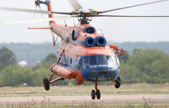 Rusiyada göyərtəsində 23 nəfərin olduğu helikopter sərt eniş edib