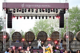 Şamaxıda növbəti Üzüm və Şərab Festivalının açılışı olub - FOTO 