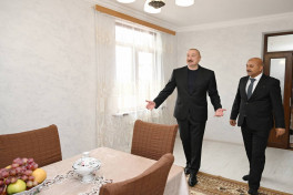 Prezident İlham Əliyev Xocavənd rayonunun Sos kəndində olub