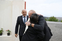 Prezident İlham Əliyev Xocavənd rayonunun Sos kəndində olub