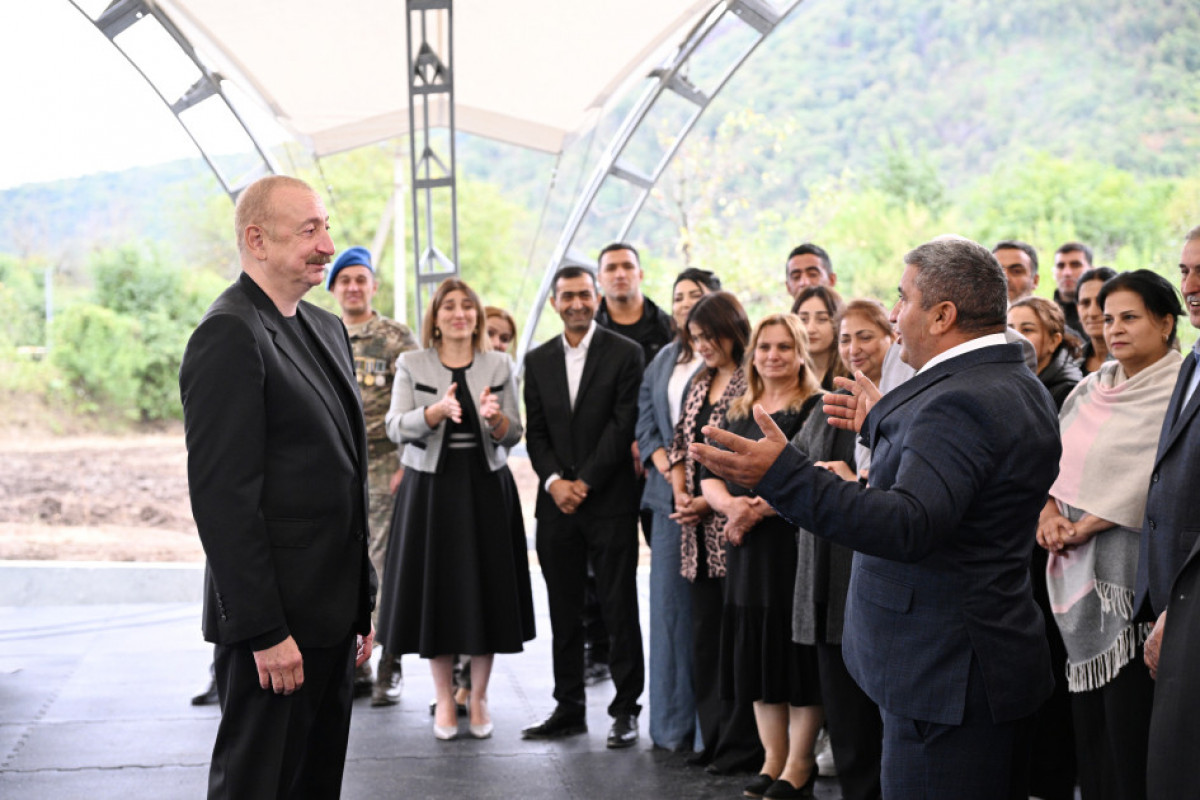 Prezident Xocalının Badara, Daşbulaq, Seyidbəyli və Şuşakənd kəndlərinin sakinləri ilə görüşüb - FOTO  - YENİLƏNİB 