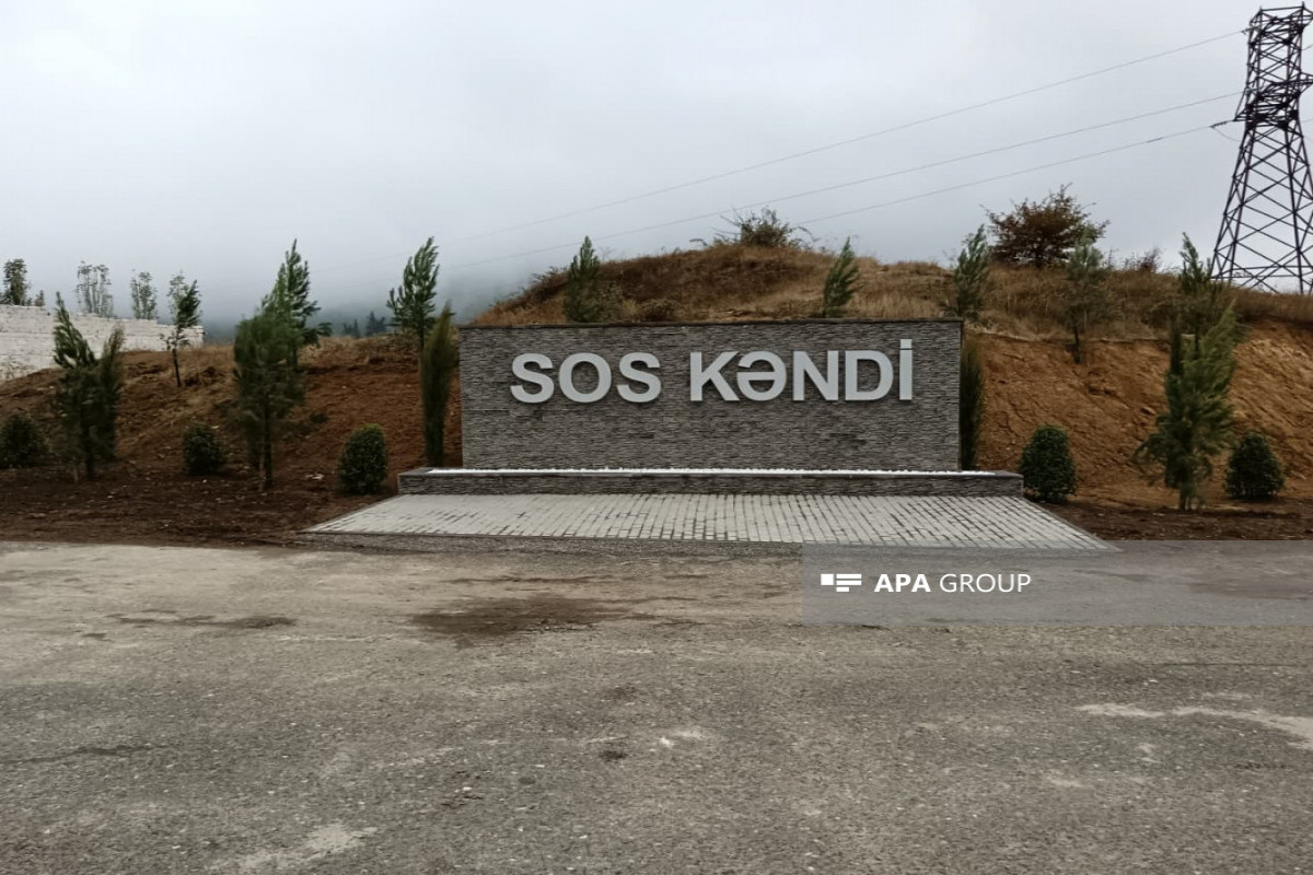 Media nümayəndələri Xocavəndin Sos kəndində olublar - FOTO 