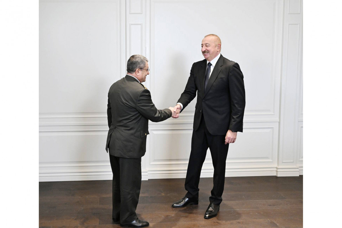 Prezident Şuşada Türkiyənin Baş Qərargah rəisini qəbul edib