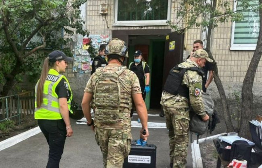 Kiyevdə binada qumbara partlayıb, ölənlər var