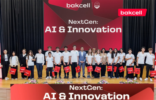 “Bakcell” Bilik Günü münasibətilə Müasir Təhsil Kompleksinin şagirdləri ilə görüşüb