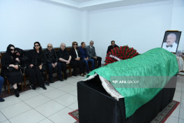 Xalq artisti Hacı Murad Yagizarov II Fəxri xiyabanda dəfn edilib - FOTO  - YENİLƏNİB-1 