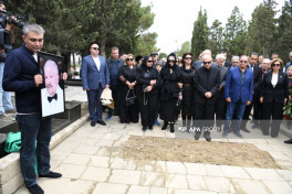 Xalq artisti Hacı Murad Yagizarov II Fəxri xiyabanda dəfn edilib - FOTO  - YENİLƏNİB-1 