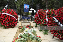 Xalq artisti Hacı Murad Yagizarov II Fəxri xiyabanda dəfn edilib - FOTO  - YENİLƏNİB-1 