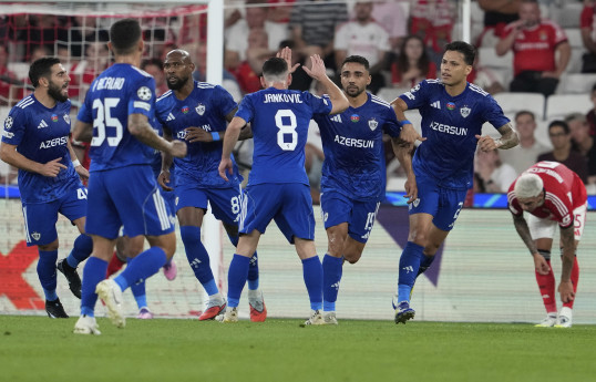 Çempionlar Liqası: “Qarabağ” səfərdə “Benfika”nı məğlub edib