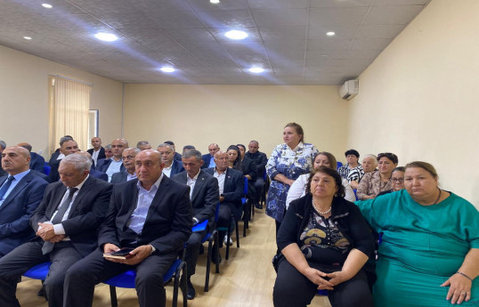 Sumqayıt Bələdiyyəsində məhəllə komitələri ilə görüş keçirilib