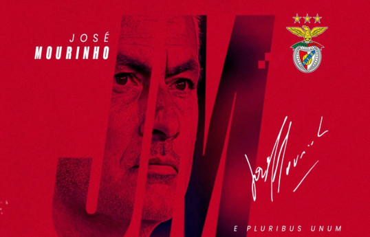 Mourinyo "Benfika"nın baş məşqçisi təyin olunub