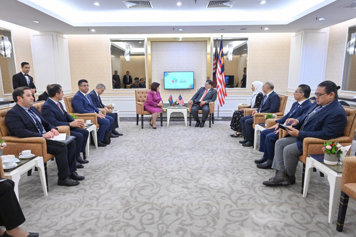 Milli Məclis və Malayziya Nümayəndələr Palatası sədrləri görüşüb