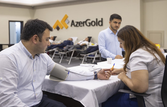 “AzerGold”da növbəti qanvermə aksiyası keçirilib