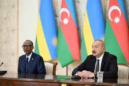 Azərbaycanla Ruanda arasında sənədlər mübadilə olunub, prezidentlər mətbuata bəyanatlarla çıxış edib - YENİLƏNİB 