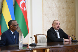 Azərbaycanla Ruanda arasında sənədlər mübadilə olunub, prezidentlər mətbuata bəyanatlarla çıxış edib - YENİLƏNİB 
