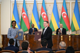 Azərbaycanla Ruanda arasında sənədlər mübadilə olunub, prezidentlər mətbuata bəyanatlarla çıxış edib - YENİLƏNİB 