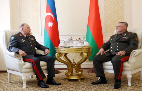 Azərbaycan və Belarus Baş Qərargah rəisləri görüşüb