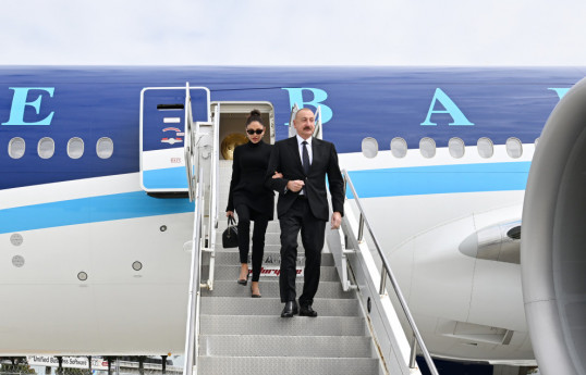 Prezident İlham Əliyev BMT Baş Assambleyasının 80-ci sessiyasında iştirak etmək üçün Nyu-Yorka səfərə gəlib - FOTO  - VİDEO 