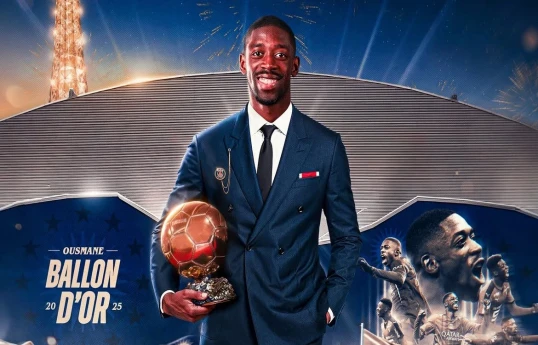 Usman Dembele “Qızıl Top” mükafatının qalibi olub