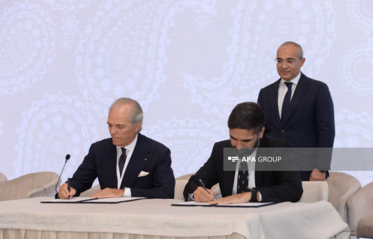 SOCAR ilə "Italiana Petroli" arasında səhmlərin alqı-satqısı müqaviləsi imzalanıb - FOTO 