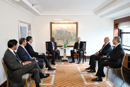 Prezident İlham Əliyev “Global Infrastructure Partners” şirkətinin təsisçisi, sədri və baş icraçı direktoru ilə görüşüb