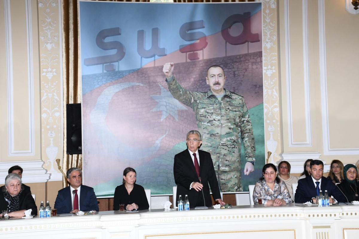Bakı Şəhər İcra Hakimiyyətində şəhid ailələri ilə görüş keçirilib