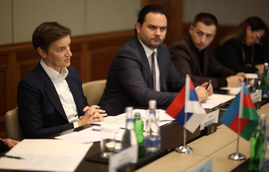 Ana Brnabiç: Serbiya ilə Azərbaycan ticarət-iqtisadi əlaqələri real potensialı əks etdirmir