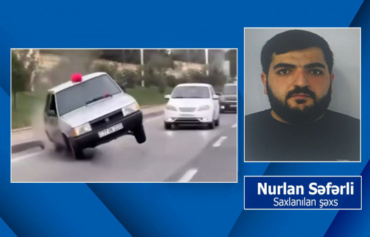 Toy karvanında avtoxuliqanlıq edən sürücü həbs edilib