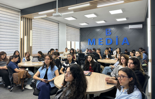 Tələbələr üçün master-klas keçirilib - FOTO 