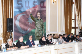 Bakı Şəhər İcra Hakimiyyətində şəhid ailələri ilə görüş keçirilib