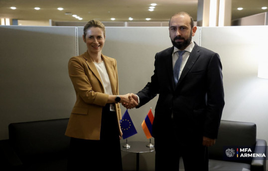 Mirzoyan Kallasla görüşüb