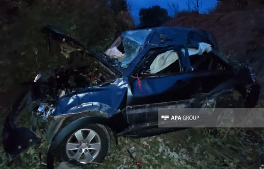 Xaçmazda avtomobil aşıb, yaralananlar var - FOTO  - YENİLƏNİB 