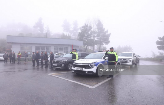 Laçında şəhidlərin xatirəsi bir dəqiqəlik sükutla yad olunub - FOTO 