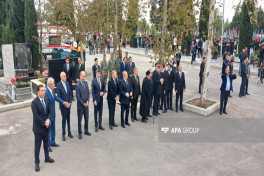 Gəncədə Anım Günü keçirilir - FOTO 