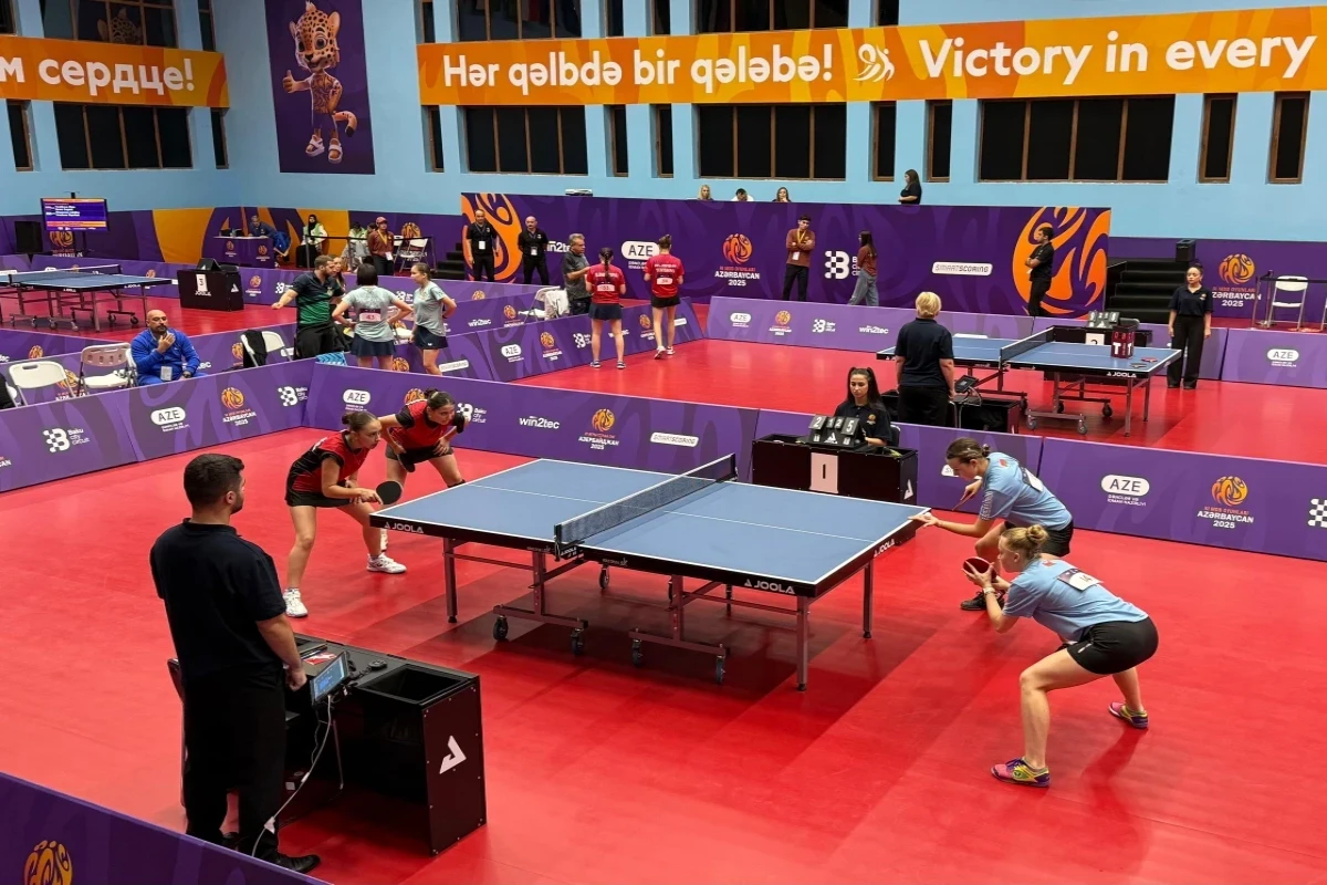 III MDB Oyunları: Azərbaycan stolüstü tennisçiləri daha bir mükafat qazanıblar