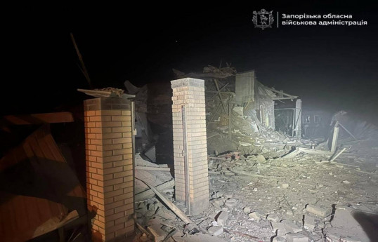 Rusiya ordusu Zaporojjyanı atəşçə tutub, yaralılar var - FOTO 