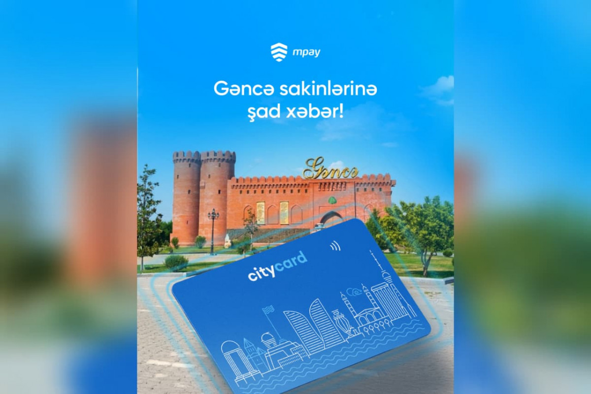 Gəncə sakinləri ictimai nəqliyyatdan bu kart vasitəsilə yararlana biləcəklər - “Citycard” istifadəyə verilir 