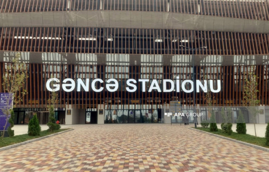 Gəncədə yeni istifadəyə verilən şəhər stadionuna media-tur keçirilib - FOTO 