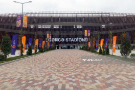 Gəncədə yeni istifadəyə verilən şəhər stadionuna media-tur keçirilib - FOTO 