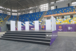 Gəncədə yeni istifadəyə verilən şəhər stadionuna media-tur keçirilib - FOTO 