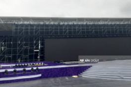 Gəncədə yeni istifadəyə verilən şəhər stadionuna media-tur keçirilib - FOTO 