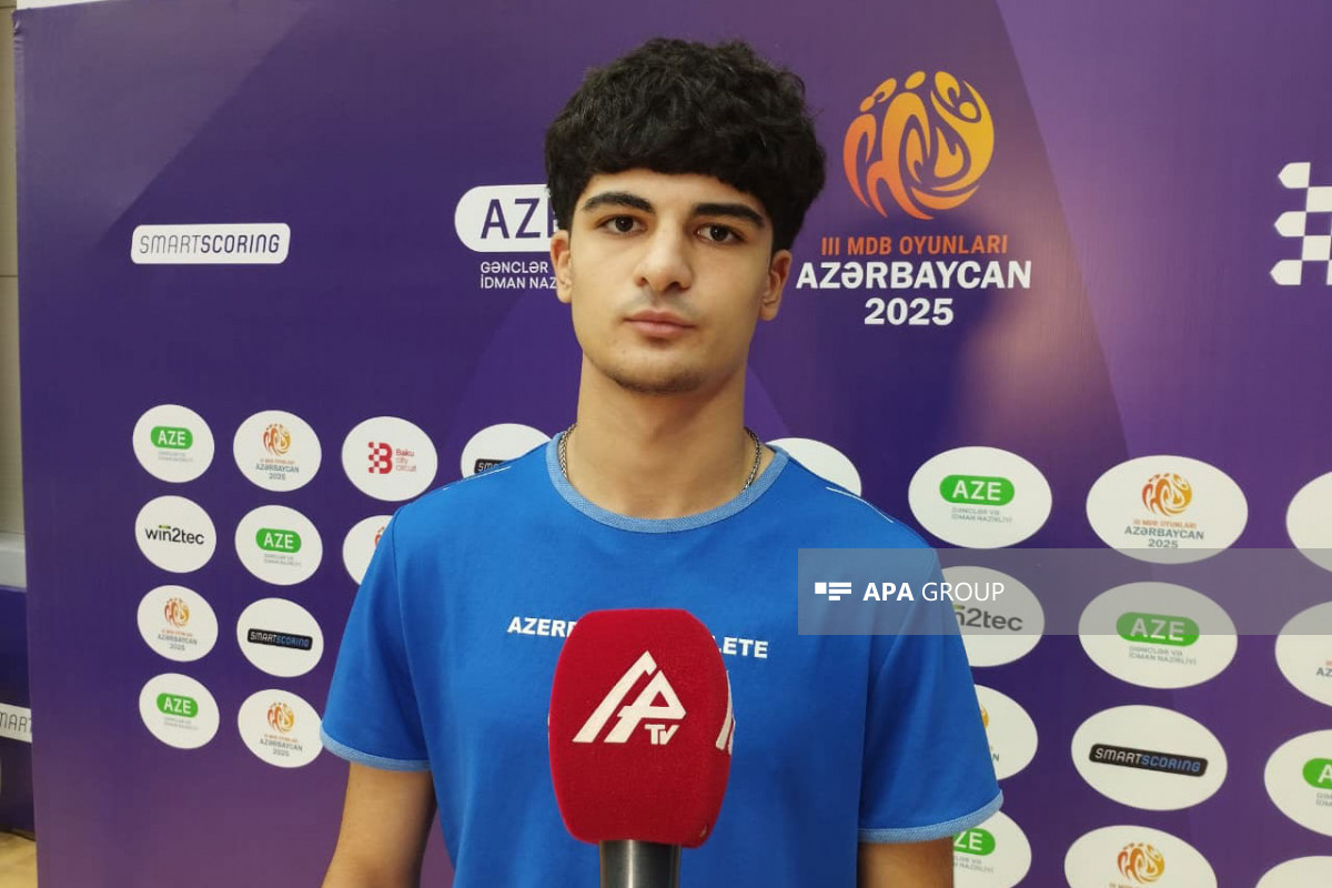 Azərbaycanlı taekvondoçu: Hədəfim olimpiya oyunlarında yüksək nəticə göstərməkdir