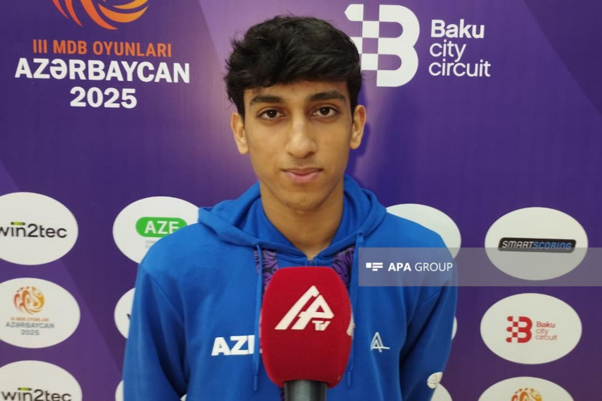 Qızl medal qazanan taekvondoçu: Gələcəkdəki hədəfim Olimpiya çempionu olmaqdır
