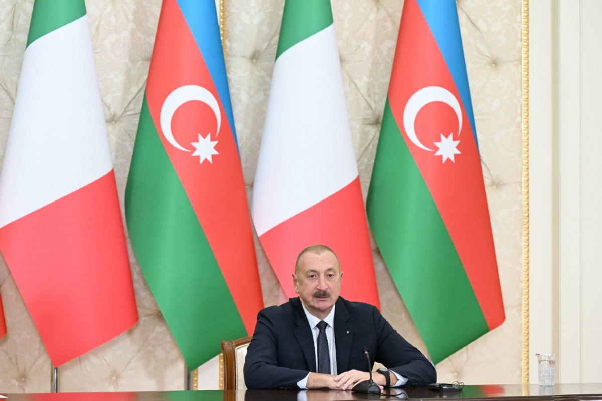 Prezident İlham Əliyev: Azərbaycan və İtaliya əsl strateji tərəfdaşlardır