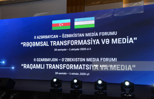 Bakıda II Azərbaycan–Özbəkistan Media Forumu keçirilib - FOTO  - YENİLƏNİB 