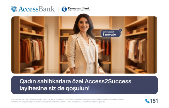 AccessBank və EBRD Access2Success layihəsinə 4-cü dəfə start verir