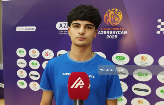 Azərbaycanlı taekvondoçu: Hədəfim olimpiya oyunlarında yüksək nəticə göstərməkdir